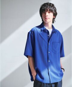 green label relaxing / グリーンレーベル リラクシング シャツ・ブラウス | ワッシャー ポプリン ボックスシルエット 半袖 シャツ