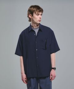 green label relaxing / グリーンレーベル リラクシング シャツ・ブラウス | ワッシャー ポプリン ボックスシルエット 半袖 シャツ