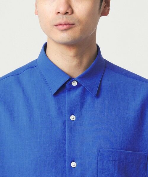 green label relaxing / グリーンレーベル リラクシング シャツ・ブラウス | ワッシャー ポプリン ボックスシルエット 半袖 シャツ | 詳細16