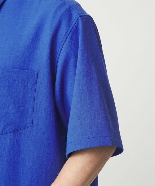 green label relaxing / グリーンレーベル リラクシング シャツ・ブラウス | ワッシャー ポプリン ボックスシルエット 半袖 シャツ | 詳細17