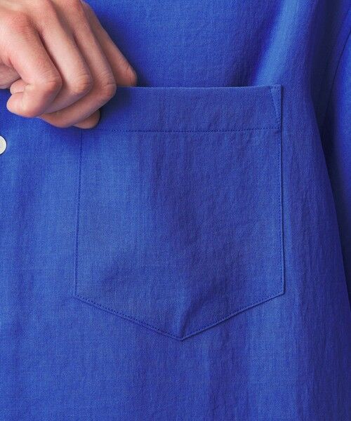 green label relaxing / グリーンレーベル リラクシング シャツ・ブラウス | ワッシャー ポプリン ボックスシルエット 半袖 シャツ | 詳細19