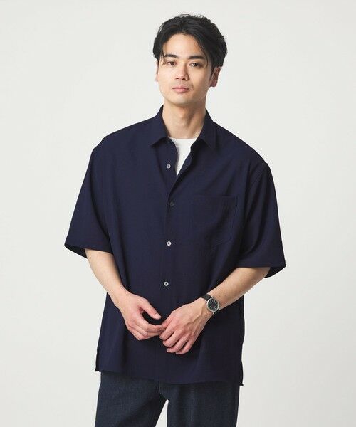 green label relaxing / グリーンレーベル リラクシング シャツ・ブラウス | ワッシャー ポプリン ボックスシルエット 半袖 シャツ | 詳細22