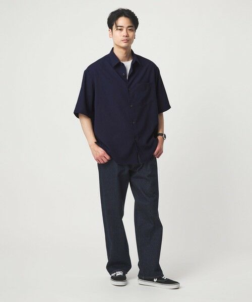 green label relaxing / グリーンレーベル リラクシング シャツ・ブラウス | ワッシャー ポプリン ボックスシルエット 半袖 シャツ | 詳細24