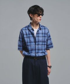 green label relaxing / グリーンレーベル リラクシング シャツ・ブラウス | トーマスメイソン ジャストルーズ チェック柄 半袖 シャツ