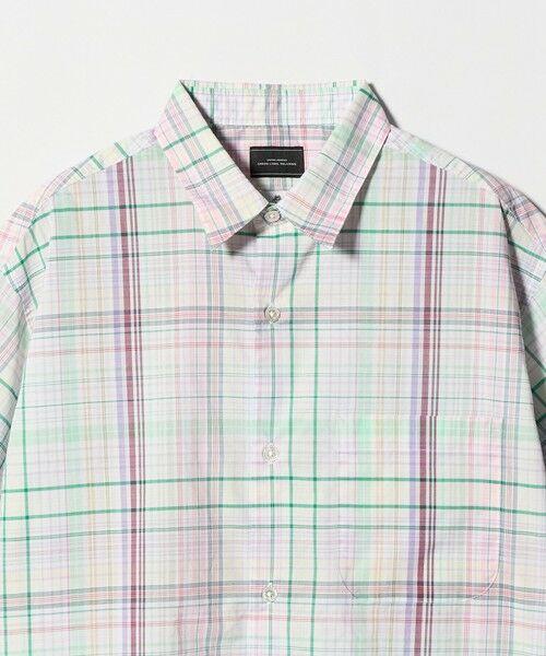 green label relaxing / グリーンレーベル リラクシング シャツ・ブラウス | トーマスメイソン ジャストルーズ チェック柄 半袖 シャツ | 詳細14