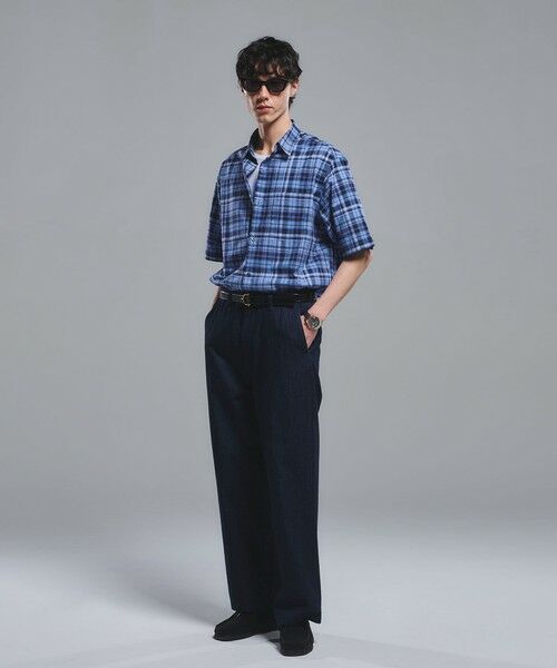 green label relaxing / グリーンレーベル リラクシング シャツ・ブラウス | トーマスメイソン ジャストルーズ チェック柄 半袖 シャツ | 詳細11