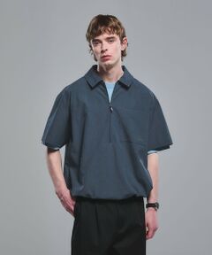 green label relaxing / グリーンレーベル リラクシング シャツ・ブラウス | 【別注】＜Marmot＞ハーフジップ 半袖 シャツ -はっ水-