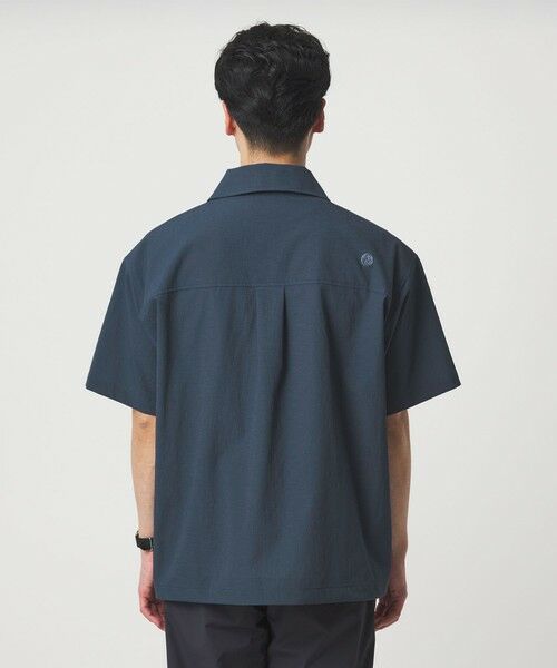 green label relaxing / グリーンレーベル リラクシング シャツ・ブラウス | 【別注】＜Marmot＞ハーフジップ 半袖 シャツ -はっ水- | 詳細17