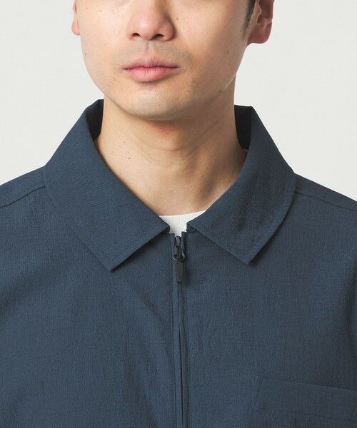 green label relaxing / グリーンレーベル リラクシング シャツ・ブラウス | 【別注】＜Marmot＞ハーフジップ 半袖 シャツ -はっ水- | 詳細18