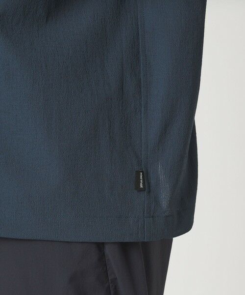 green label relaxing / グリーンレーベル リラクシング シャツ・ブラウス | 【別注】＜Marmot＞ハーフジップ 半袖 シャツ -はっ水- | 詳細20