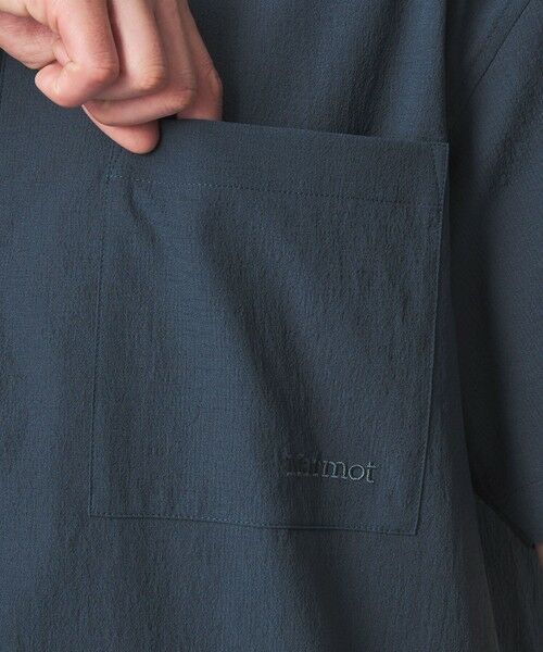 green label relaxing / グリーンレーベル リラクシング シャツ・ブラウス | 【別注】＜Marmot＞ハーフジップ 半袖 シャツ -はっ水- | 詳細21