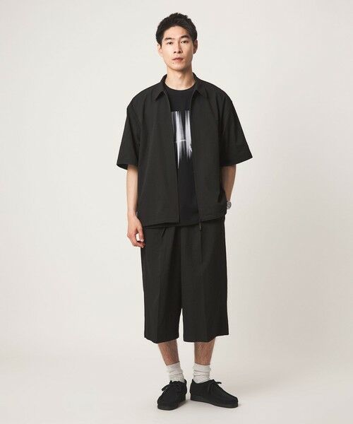 green label relaxing / グリーンレーベル リラクシング シャツ・ブラウス | 【WEB限定】＜GLR or＞ジップ ショートスリーブ 半袖 シャツ -吸水速乾- | 詳細4