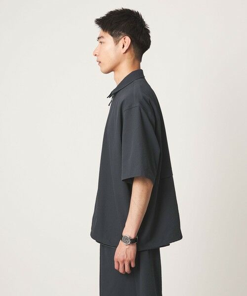 green label relaxing / グリーンレーベル リラクシング シャツ・ブラウス | 【WEB限定】＜GLR or＞ジップ ショートスリーブ 半袖 シャツ -吸水速乾- | 詳細12