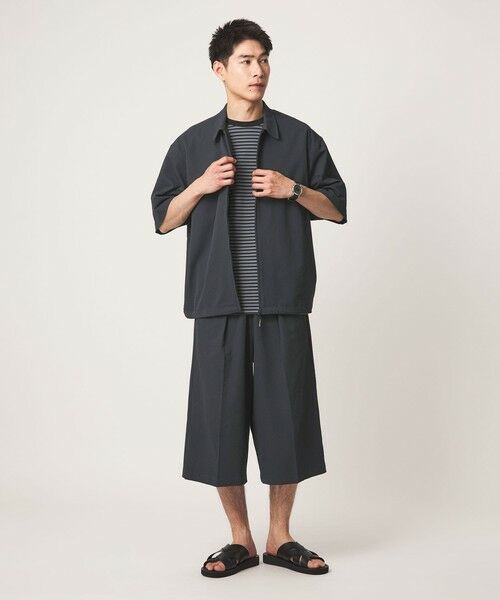 green label relaxing / グリーンレーベル リラクシング シャツ・ブラウス | 【WEB限定】＜GLR or＞ジップ ショートスリーブ 半袖 シャツ -吸水速乾- | 詳細8