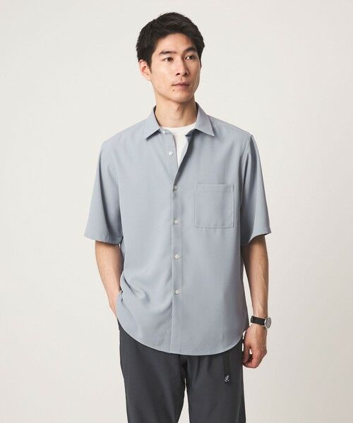 green label relaxing / グリーンレーベル リラクシング シャツ・ブラウス | 【WEB限定】JUST fit ソフト ドレープ 半袖 シャツ | 詳細9