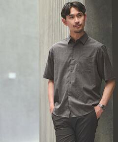 green label relaxing / グリーンレーベル リラクシング シャツ・ブラウス | 【WEB限定】JUST fit ウールライク 半袖 シャツ