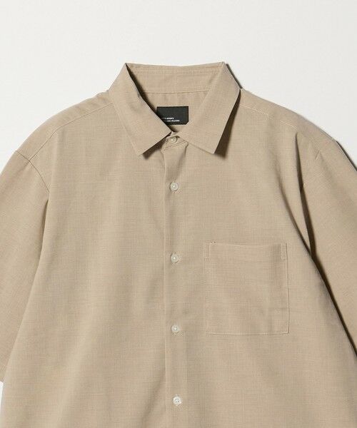 green label relaxing / グリーンレーベル リラクシング シャツ・ブラウス | 【WEB限定】JUST fit ウールライク 半袖 シャツ | 詳細8