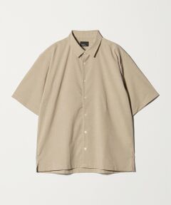 green label relaxing / グリーンレーベル リラクシング シャツ・ブラウス | 【WEB限定】JUST fit ウールライク ボックス シルエット 半袖 シャツ