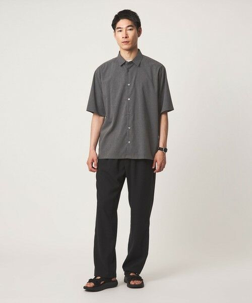green label relaxing / グリーンレーベル リラクシング シャツ・ブラウス | 【WEB限定】JUST fit ウールライク ボックス シルエット 半袖 シャツ | 詳細5