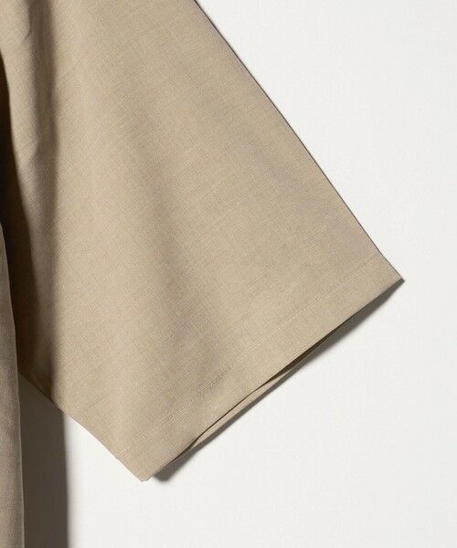 green label relaxing / グリーンレーベル リラクシング シャツ・ブラウス | 【WEB限定】JUST fit ウールライク ボックス シルエット 半袖 シャツ | 詳細7