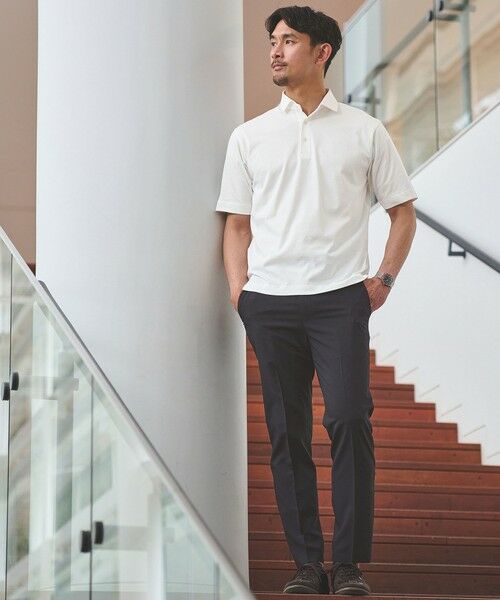 green label relaxing / グリーンレーベル リラクシング ポロシャツ | 【WEB限定】JUST fit デイリー ドライ カッタウェイ 半袖 ポロシャツ -吸水速乾・抗菌- | 詳細1