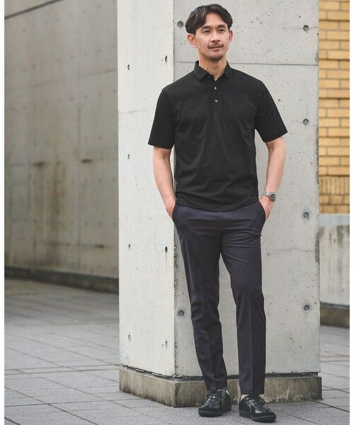 green label relaxing / グリーンレーベル リラクシング ポロシャツ | 【WEB限定】JUST fit デイリー ドライ カッタウェイ 半袖 ポロシャツ -吸水速乾・抗菌- | 詳細6