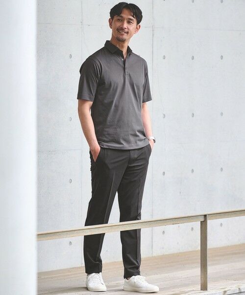 green label relaxing / グリーンレーベル リラクシング ポロシャツ | 【WEB限定】JUST fit デイリー ドライ カッタウェイ 半袖 ポロシャツ -吸水速乾・抗菌- | 詳細10