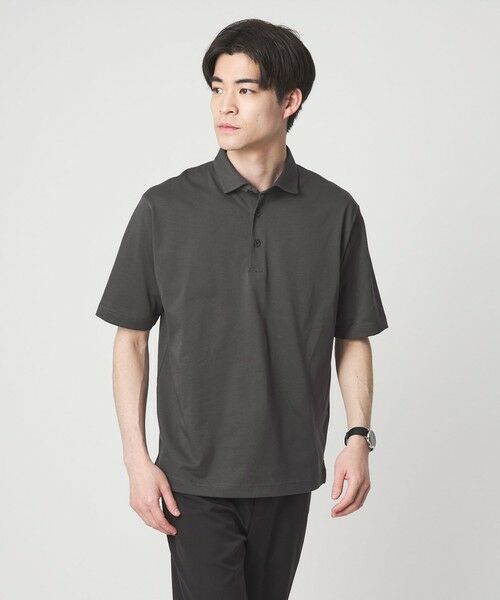 green label relaxing / グリーンレーベル リラクシング ポロシャツ | 【WEB限定】JUST fit デイリー ドライ カッタウェイ 半袖 ポロシャツ -吸水速乾・抗菌- | 詳細15