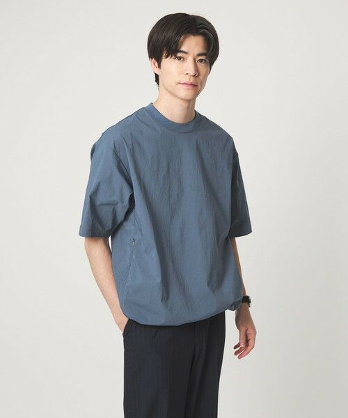 green label relaxing / グリーンレーベル リラクシング Tシャツ | WONDER CLOTH クルーネック 半袖 Tシャツ -ストレッチ・接触冷感・吸水速乾-（ROYAL）
