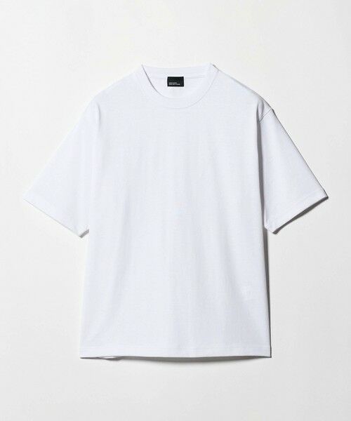 green label relaxing / グリーンレーベル リラクシング Tシャツ | 【WEB限定】ファンクショナル ヘビーウェイト クルーネック 半袖 Tシャツ カットソー -抗菌-（WHITE）