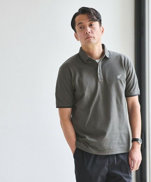 green label relaxing / グリーンレーベル リラクシング ポロシャツ | 【WEB限定】ドライクリーン 半袖 ポロシャツ -吸水速乾・抗菌-（DK.GRAY）