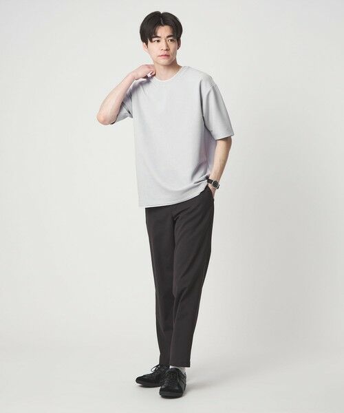 green label relaxing / グリーンレーベル リラクシング Tシャツ | 【WEB限定】JUST fit フェイクレイヤード Tシャツ カットソー -吸水速乾・抗菌- | 詳細3