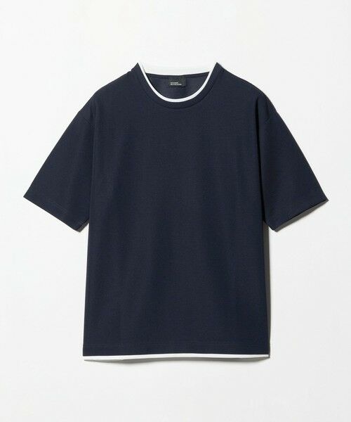 green label relaxing / グリーンレーベル リラクシング Tシャツ | 【WEB限定】JUST fit フェイクレイヤード Tシャツ カットソー -吸水速乾・抗菌- | 詳細25