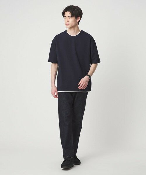 green label relaxing / グリーンレーベル リラクシング Tシャツ | 【WEB限定】JUST fit フェイクレイヤード Tシャツ カットソー -吸水速乾・抗菌- | 詳細21