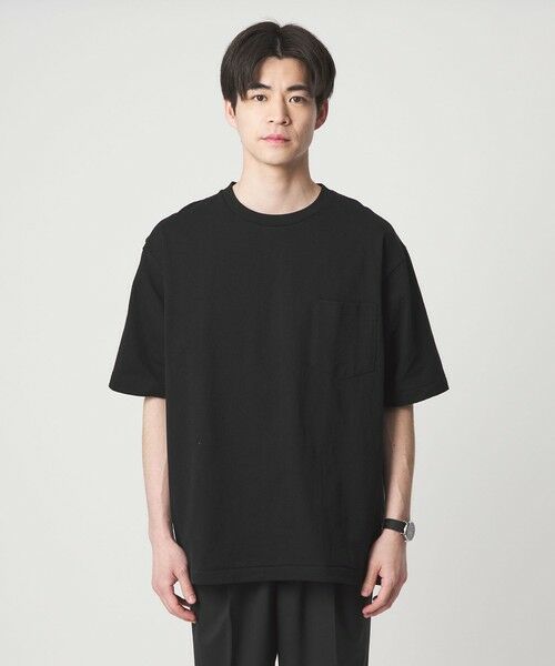 green label relaxing / グリーンレーベル リラクシング Tシャツ | ヴィンテージライク ヘビーウェイト ドローストリング 半袖 Tシャツ カットソー | 詳細10