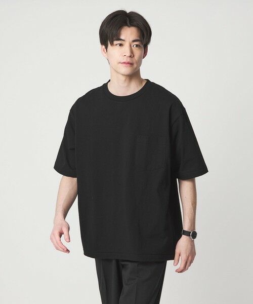 green label relaxing / グリーンレーベル リラクシング Tシャツ | ヴィンテージライク ヘビーウェイト ドローストリング 半袖 Tシャツ カットソー | 詳細8