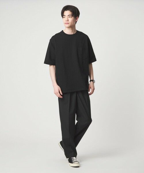 green label relaxing / グリーンレーベル リラクシング Tシャツ | ヴィンテージライク ヘビーウェイト ドローストリング 半袖 Tシャツ カットソー | 詳細9