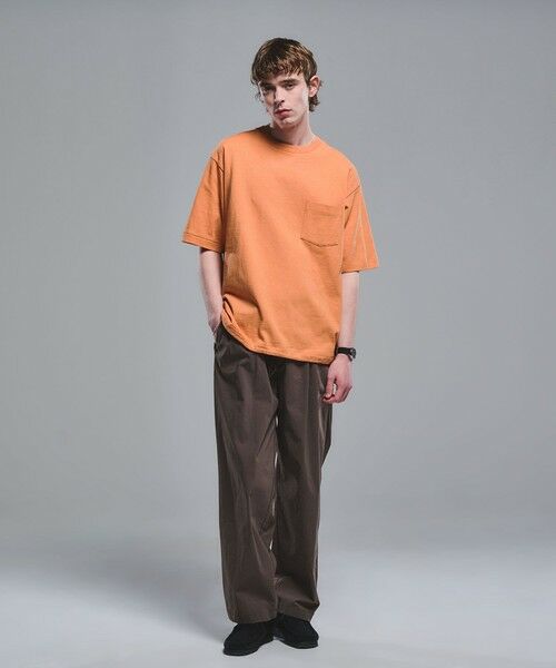 green label relaxing / グリーンレーベル リラクシング Tシャツ | ヴィンテージライク ヘビーウェイト ドローストリング 半袖 Tシャツ カットソー | 詳細7