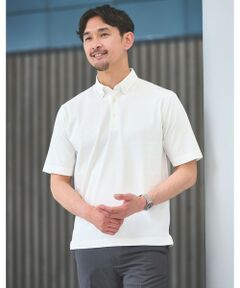 green label relaxing / グリーンレーベル リラクシング ポロシャツ | 【WEB限定】JUST fit デイリー ドライ ボタンダウン 半袖 ポロシャツ -吸水速乾・抗菌-