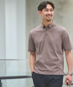 green label relaxing / グリーンレーベル リラクシング ポロシャツ | 【WEB限定】JUST fit デイリー ドライ ボタンダウン 半袖 ポロシャツ -吸水速乾・抗菌-