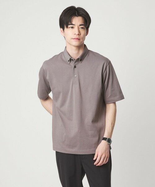 green label relaxing / グリーンレーベル リラクシング ポロシャツ | 【WEB限定】JUST fit デイリー ドライ ボタンダウン 半袖 ポロシャツ -吸水速乾・抗菌- | 詳細17