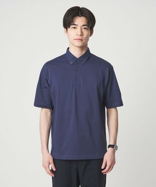 green label relaxing / グリーンレーベル リラクシング ポロシャツ | 【WEB限定】JUST fit デイリー ドライ ボタンダウン 半袖 ポロシャツ -吸水速乾・抗菌- | 詳細22