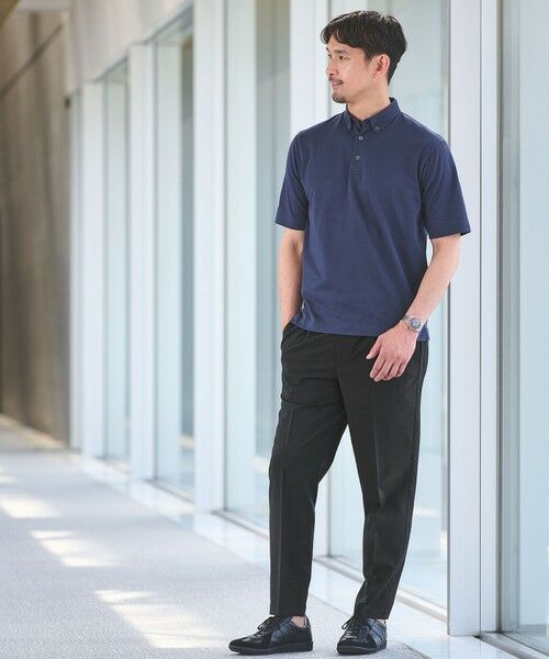 green label relaxing / グリーンレーベル リラクシング ポロシャツ | 【WEB限定】JUST fit デイリー ドライ ボタンダウン 半袖 ポロシャツ -吸水速乾・抗菌- | 詳細17