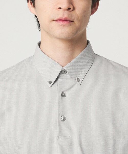 green label relaxing / グリーンレーベル リラクシング ポロシャツ | ドライ サッカー ボタンダウン 半袖 ポロシャツ -吸水速乾- | 詳細5