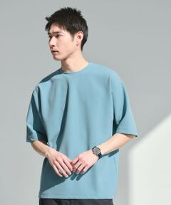 green label relaxing / グリーンレーベル リラクシング Tシャツ | アムンゼン ツイル クルーネック 半袖 Tシャツ カットソー -吸水速乾・UVカット・抗菌-