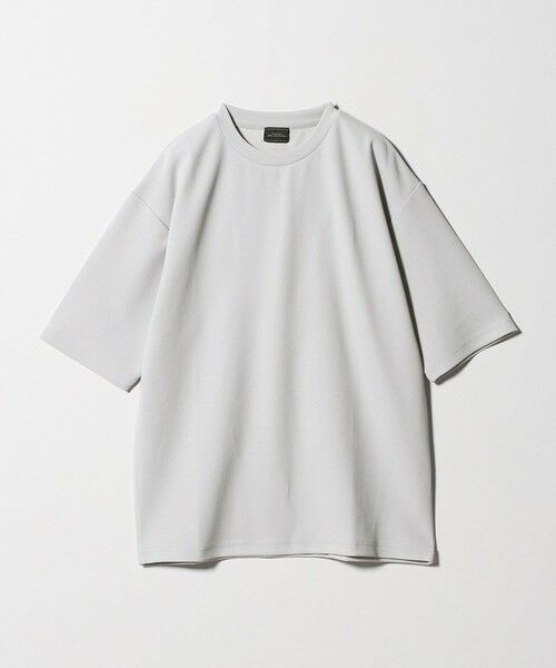 green label relaxing / グリーンレーベル リラクシング Tシャツ | アムンゼン ツイル クルーネック 半袖 Tシャツ カットソー -吸水速乾・UVカット・抗菌- | 詳細2