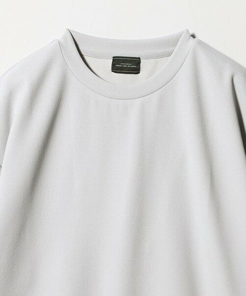 green label relaxing / グリーンレーベル リラクシング Tシャツ | アムンゼン ツイル クルーネック 半袖 Tシャツ カットソー -吸水速乾・UVカット・抗菌- | 詳細3