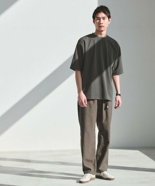 green label relaxing / グリーンレーベル リラクシング Tシャツ | アムンゼン ツイル クルーネック 半袖 Tシャツ カットソー -吸水速乾・UVカット・抗菌- | 詳細3