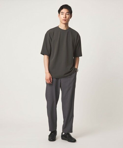 green label relaxing / グリーンレーベル リラクシング Tシャツ | アムンゼン ツイル クルーネック 半袖 Tシャツ カットソー -吸水速乾・UVカット・抗菌- | 詳細7