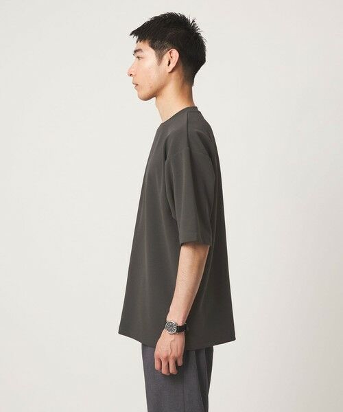 green label relaxing / グリーンレーベル リラクシング Tシャツ | アムンゼン ツイル クルーネック 半袖 Tシャツ カットソー -吸水速乾・UVカット・抗菌- | 詳細9